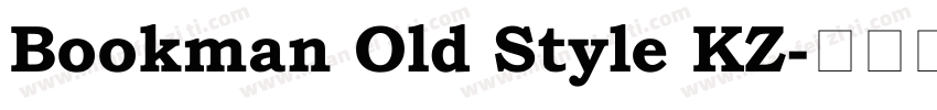 Bookman Old Style KZ字体转换